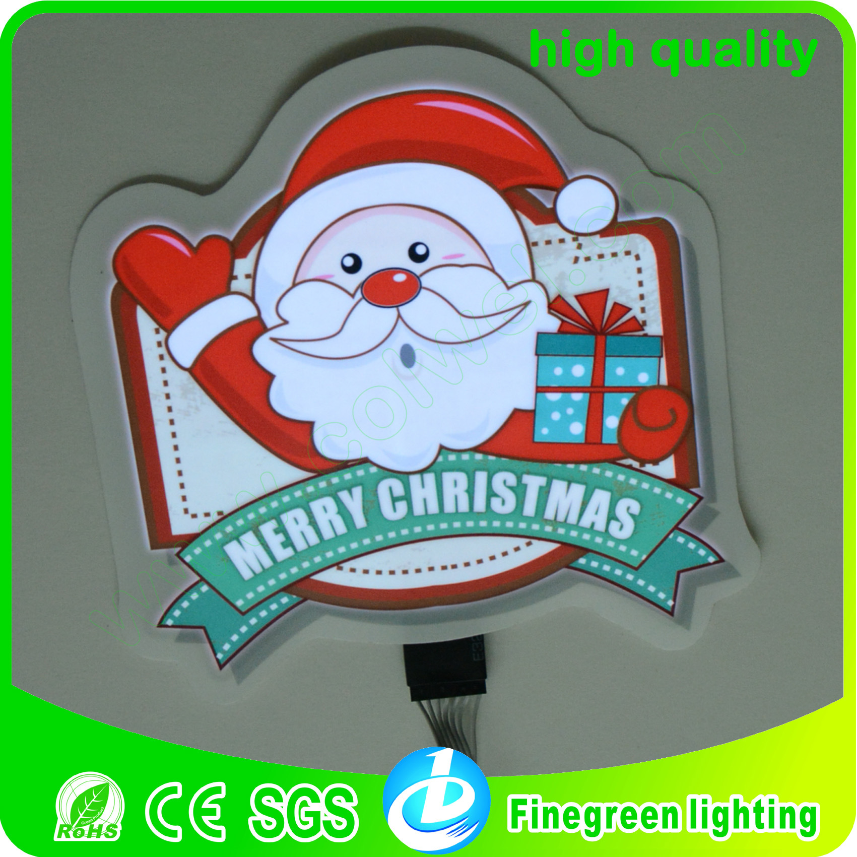 聖誕節發光衣服冷光片