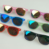 Classic jelly -colored rice nail sunglasses rice nails color mercury coating sunglasses wholesale
