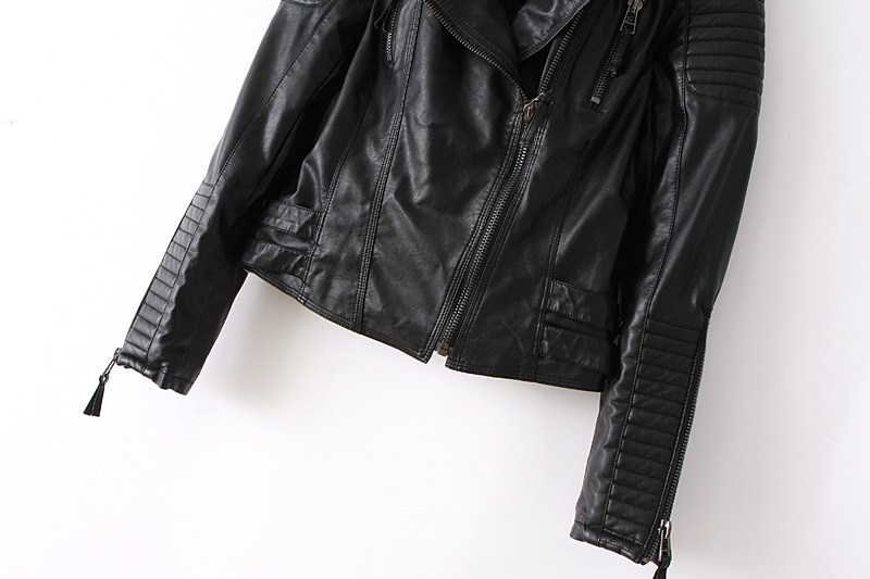 Veste en cuir femme en PU - Ref 3447395 Image 22