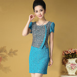 2014�ļ��¿�߶�Ʒ��Ůװ��˿��������ȹ��������ֱ��Ůװ����