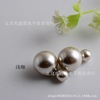 Double-sided fashionable earrings from pearl, Korean style