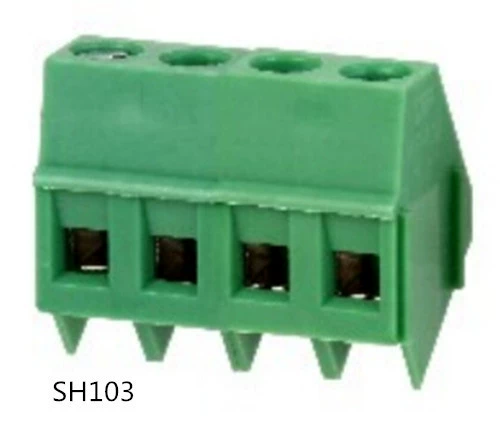 Клеммная колодка под винт европейского типа 103, шаг 5.0, 300V 10A
