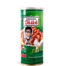 批發 泰國進口大哥花生雞味魚皮花生豆休閑零食品230g一箱24罐