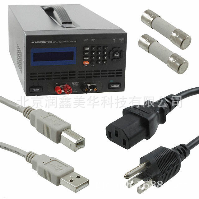 供B&K Precision测量电源测试工作台9182特性存储器可编程USB接口