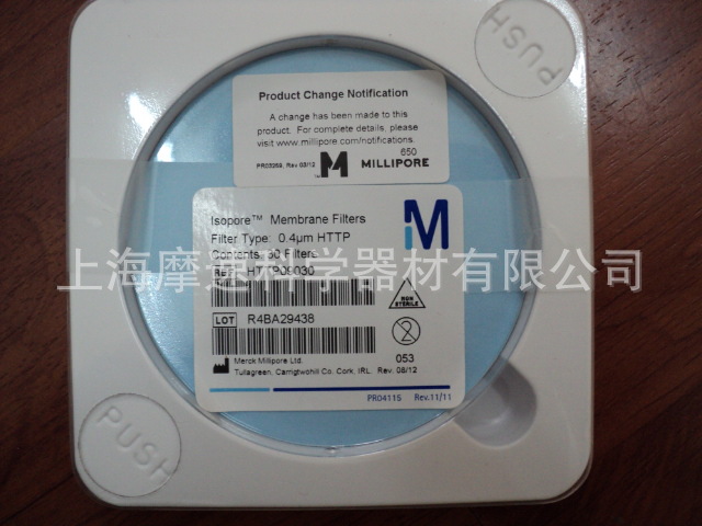 HTTP09030 MILLIPORE滤膜，聚碳酸酯0.4UM 90MM
