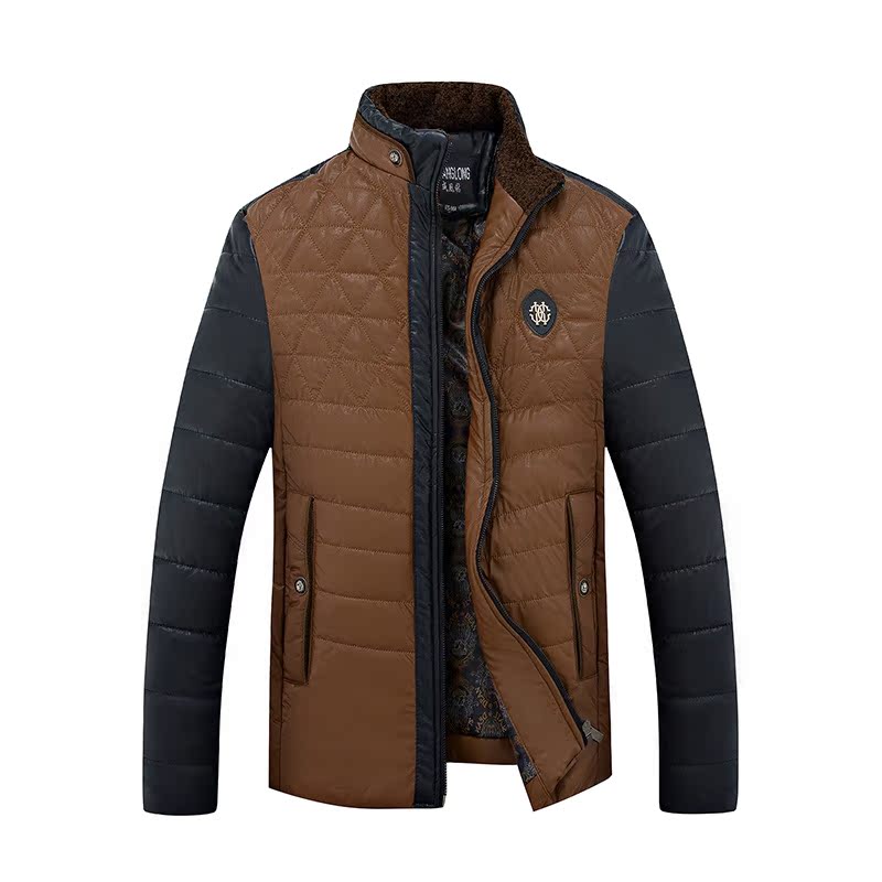 冬季精品男装 男式棉衣 男士PU 牛奶皮 皮棉衣 外套 批发