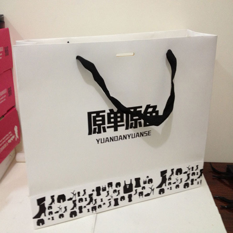 厂家生产商场服装手提袋 女装手提袋购物手拎袋免费设计