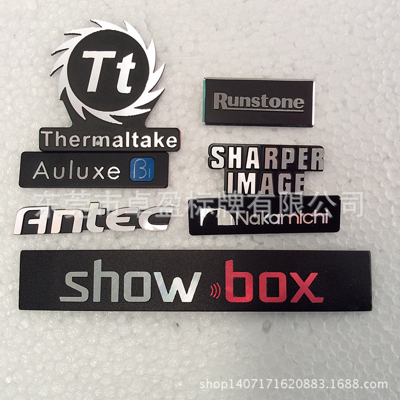 厂家供应高光拉丝标牌门牌 门标 五金冲压金属铭牌 电铸UP标牌