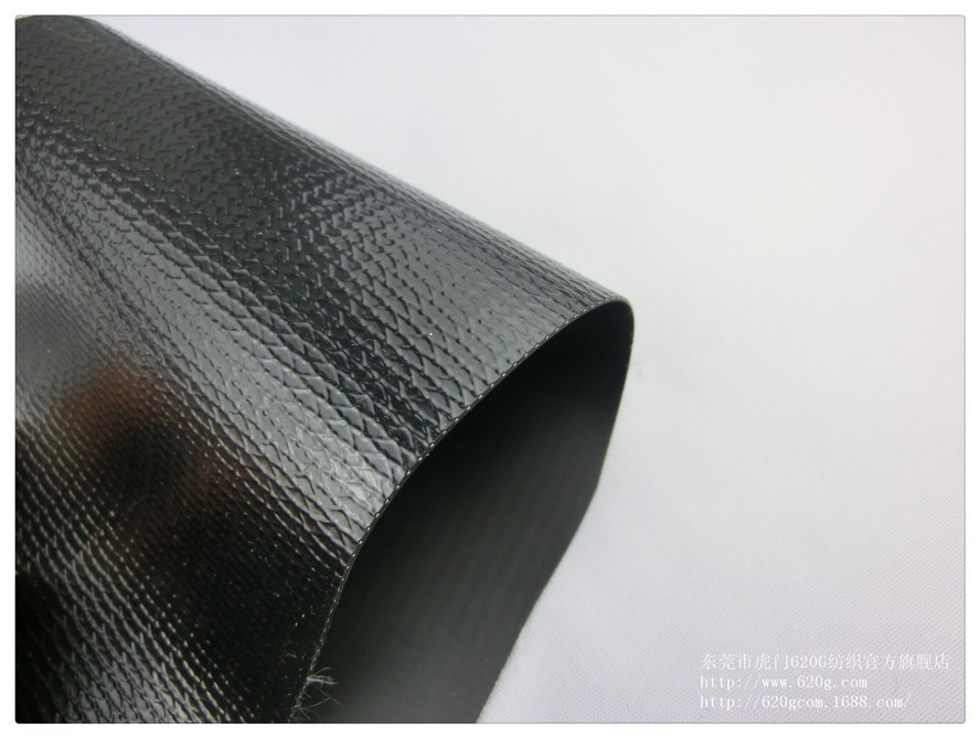 pvc夹网布 黑色细纹2*3网格0.5MM厚pvc贴合网眼布