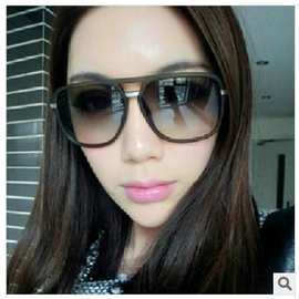 原厂生产欧美时尚大黑方框太阳镜 复古女潮人墨镜 男士明星款眼镜