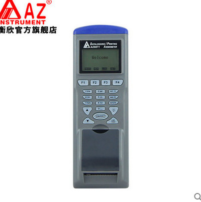 台湾衡欣 AZ9871多功能风速计印表机 温/湿度/湿球温度测量带打印