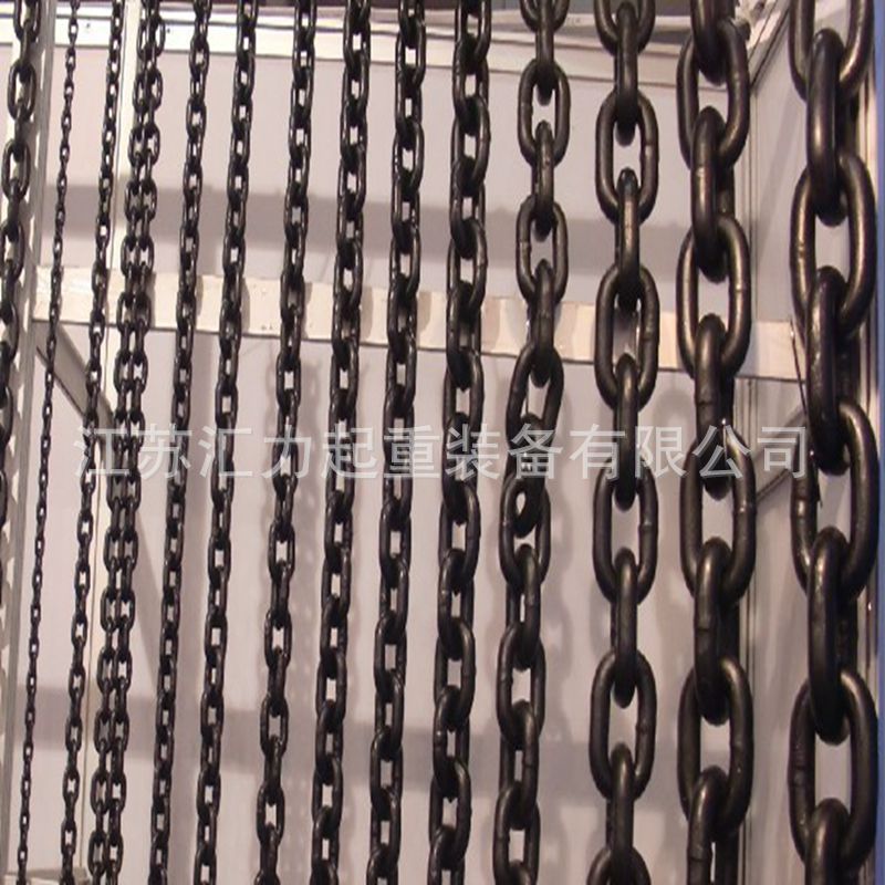 锰钢起重链条10mm起重链条12mm T8级起重链条批发