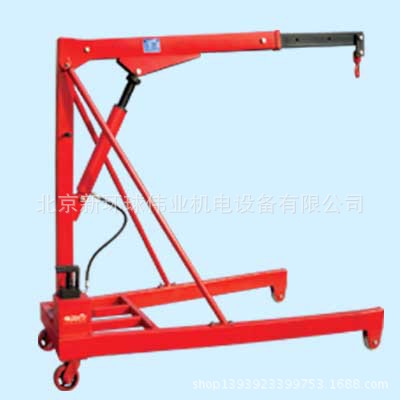 大型六缸柴油发动机吊机 移动式手动液压大车重型引擎吊架 吊具3T