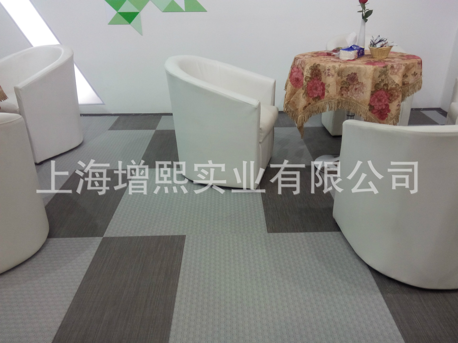 厂家直销PVC地板 文雅石塑地砖 防滑耐磨 办公室家庭工厂装修之选-阿里巴巴