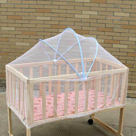 婴儿床蚊帐 摇篮床宝宝床通用 拱形蚊帐 弓形 中号