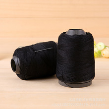 缝被子线涤纶线老式手工家用手缝针线大卷缝衣线粗线黑色缝纫用线