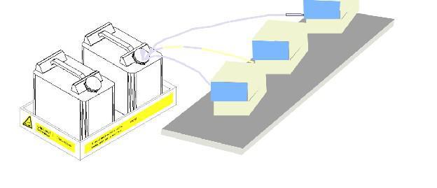 德国进口SCAT废液收集/集中收集方式一备一用液相色谱仪配件