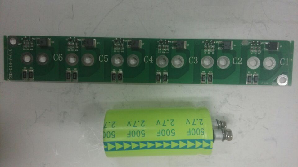 新品 单体2.7V500F法拉/超级电容与模组使用精密线路板