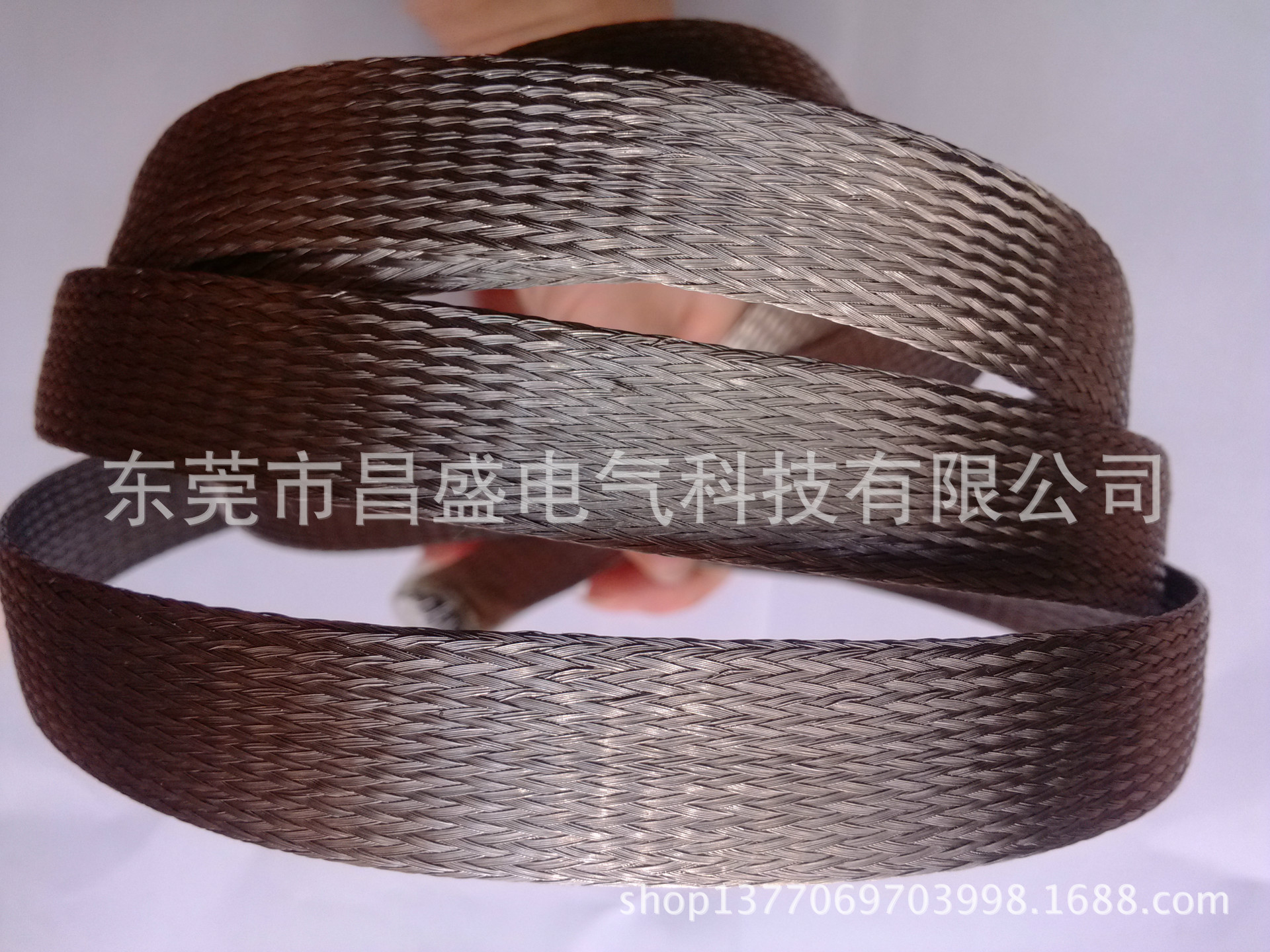 供应304接地不锈钢编织带 屏蔽网管