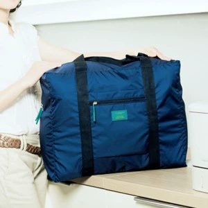 Waterproof nylon folding organizer bag for traveling, storage bag for men and women, Korean style
