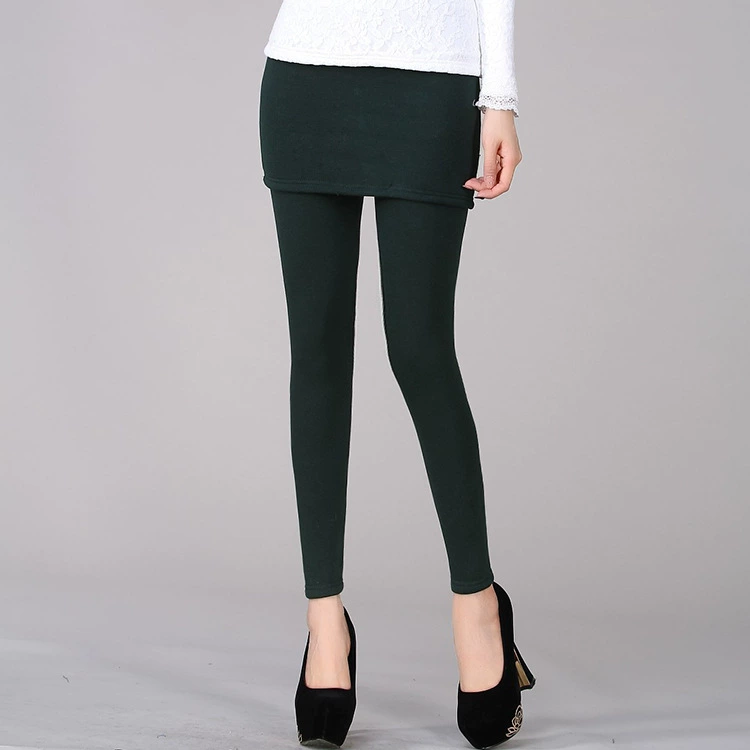 Demi-season velvet keep warm base skirt, 2023, increased thickness, hip-accented