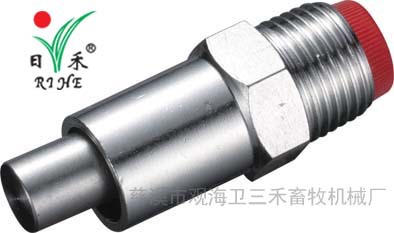 加厚不锈钢猪用大流量乳头式自动饮水器猪用养殖器械防溅水头