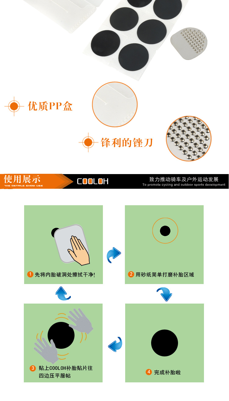 Kit de réparation vélo TOTTA - Ref 2314227 Image 7