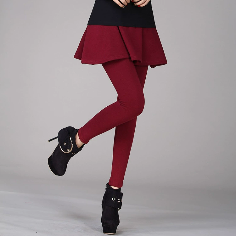 Warm set, base skirt, trousers, 2022 years, plus size