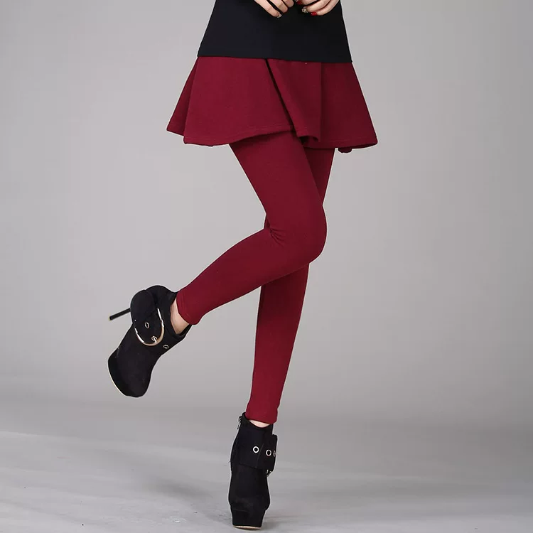 Warm set, base skirt, trousers, 2022 years, plus size