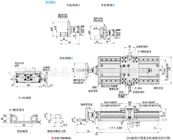 072手動組件工作臺固定型 KUEC圖
