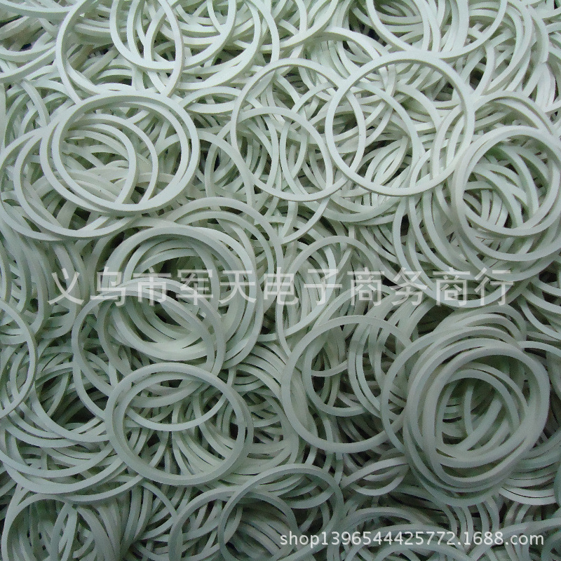 供应越南原装无油白色橡皮筋 橡皮圈 橡胶圈 牛皮筋批发直径25mm