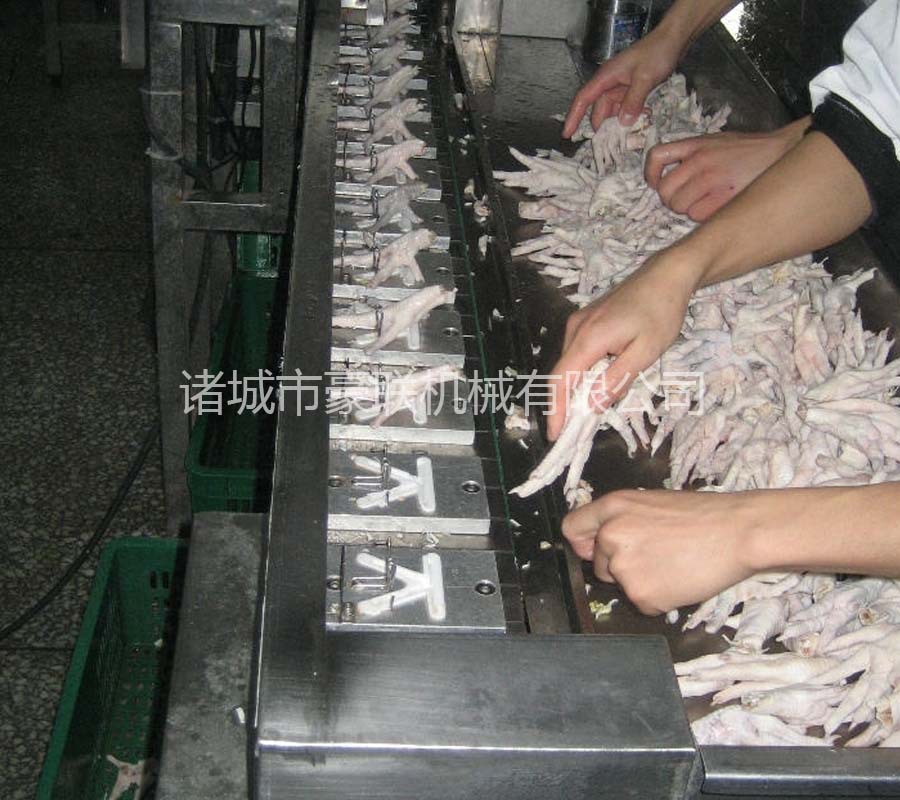 HL- 全自动鸡爪凤爪切割机 毛料鸡爪分割机