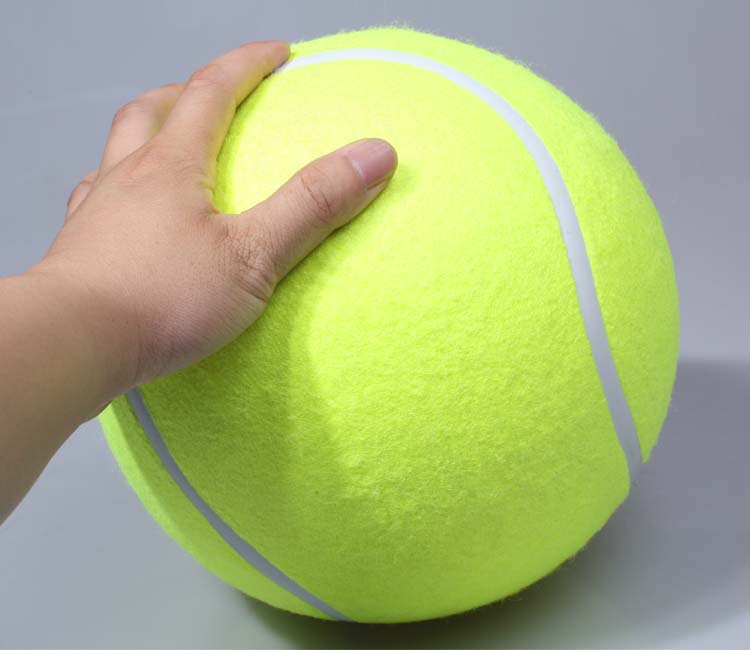 Quả bóng tennis 8 inch nhỏ bơm hơi thú cưng vợt tennis trẻ em giá rẻ