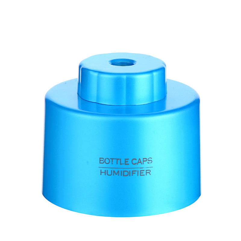 厂家直销2014新款热销二代夜灯瓶盖加湿器 创意USB迷你水瓶加湿器,款式随机3