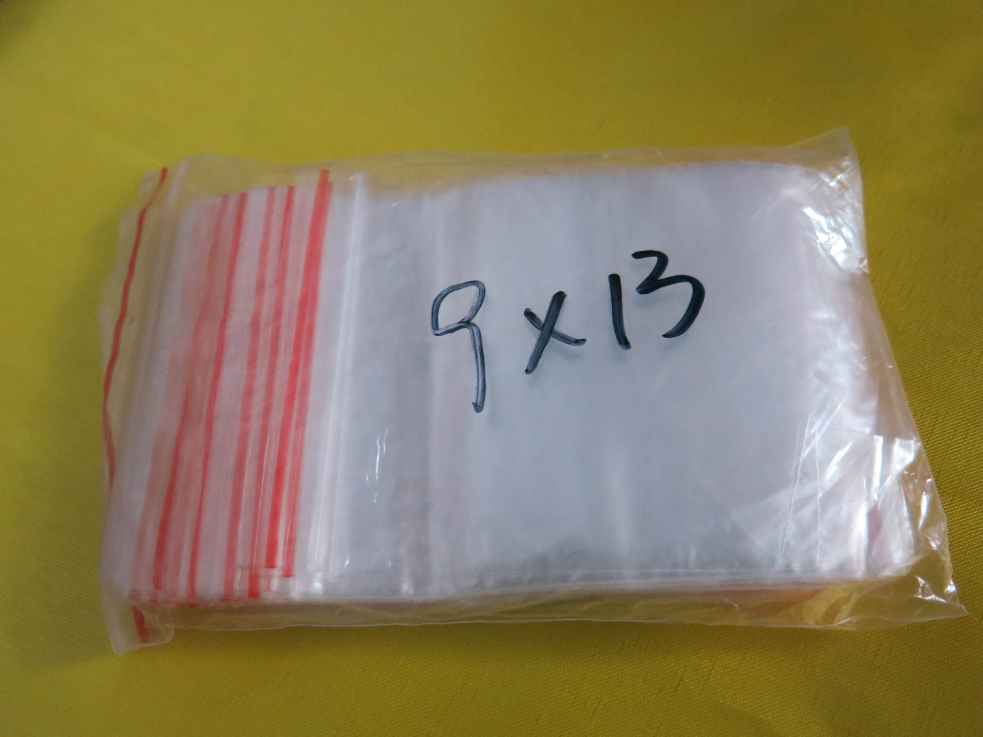 9X13cm【PE自封袋】 双面5C密封袋 食品包装自封袋 透明自封袋