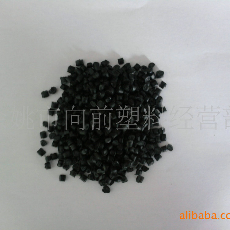 黑色一级pp再生料 汽车保险杠料造粒颗粒向前塑料厂家直销