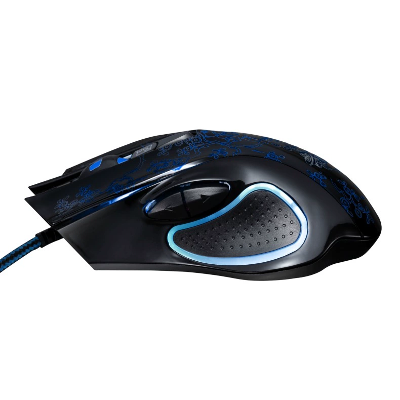 Проводная мышь (Chasing Leopard 169) USB, игровая LED-подсветка, настольный ПК и ноутбук, эргономичная 1600 DPI