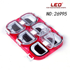 26995 [Qianmatu Mini Fishhook Box 6 Compartments with Magnets] Japanese Waterproof Fishing Gear Accessories Box Wholesale