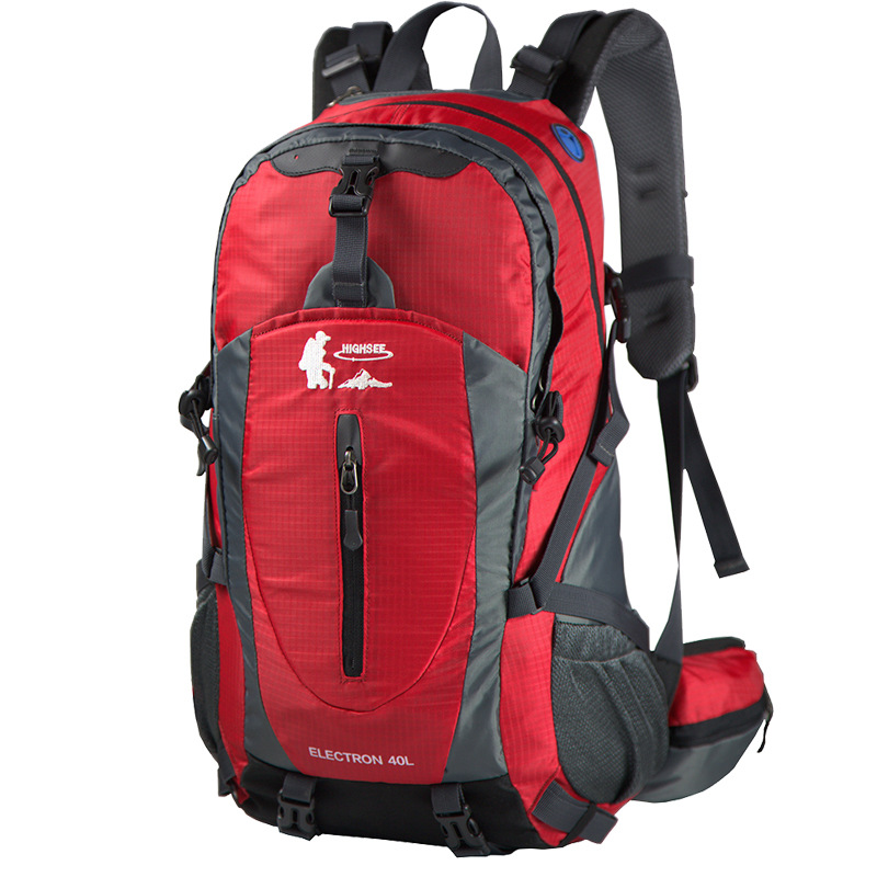 户外双肩包 背包 户外用品 登山包 送防雨罩运动包  40升【现货】|ru