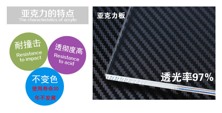 亞克力特點