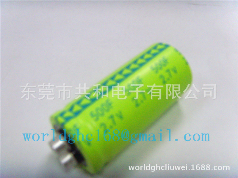 厂家直销 大容量500F2.7V法拉电容  螺栓超级电容器
