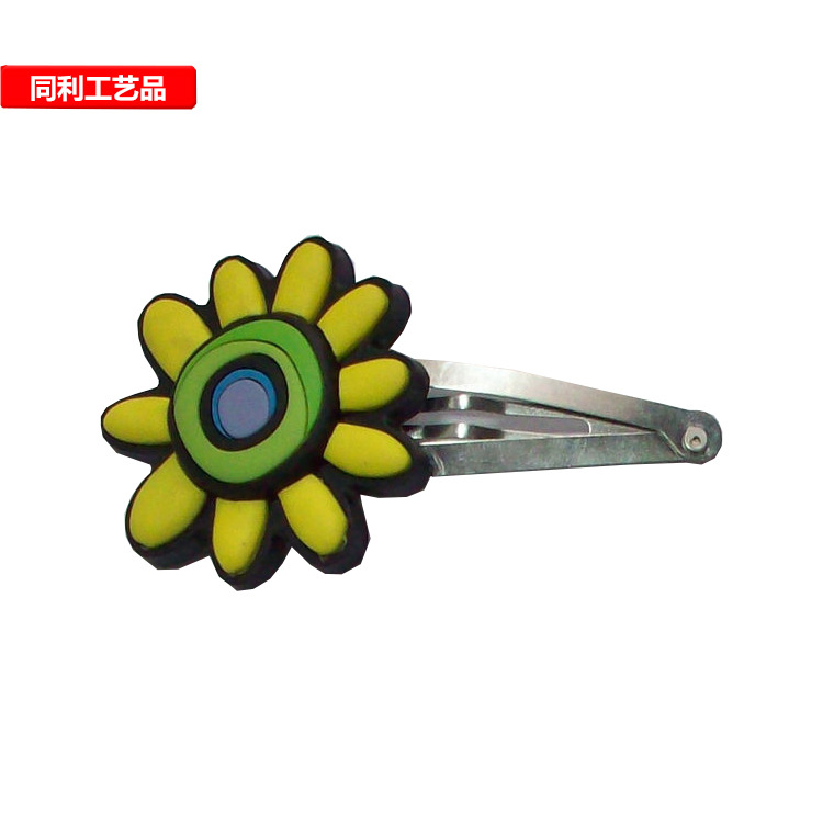 橡膠花朵發夾