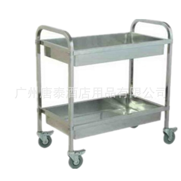 供应唐泰TONTILE餐厅酒店用品 不锈钢二层收碗车D-014B（中）
