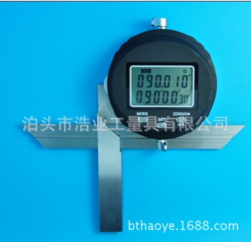 厂家生产 浩业牌 0-360度数显角度尺  自行设测试点