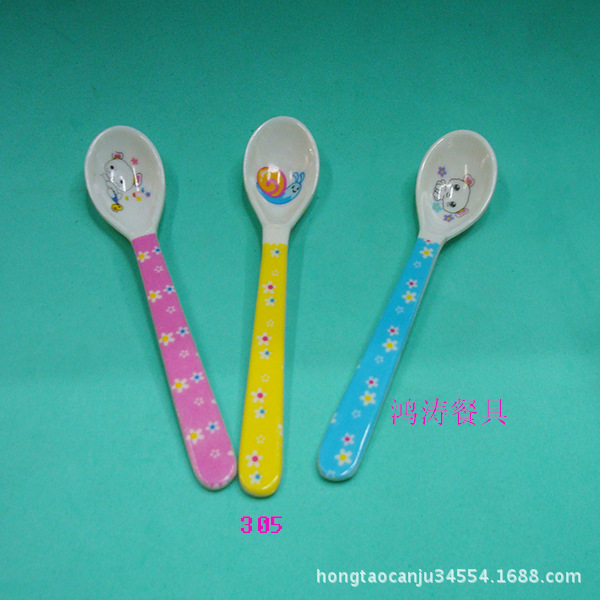 密胺儿童勺  厂家直销  款式花样齐全