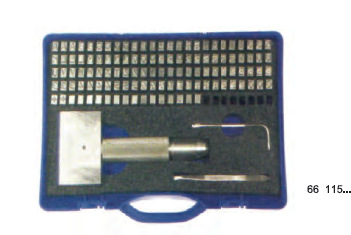 德国进口沃施莱格wollschlaeger钢码字组套