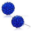 Charletla super glittering earrings Potal mud fragrant Barra earrings 6mm Chambara earrings manufacturers direct sales