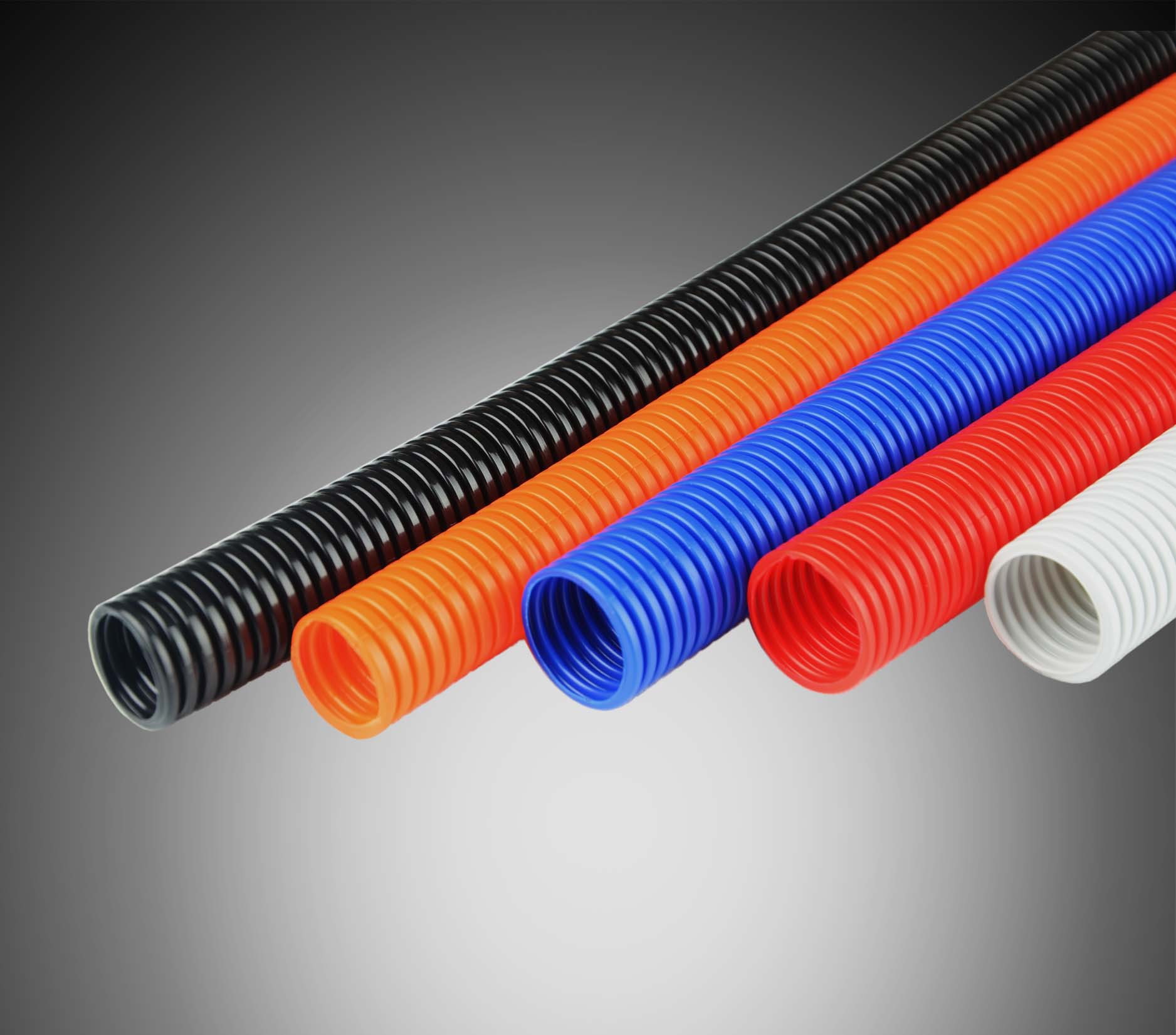 环保阻燃线束PP塑料波纹软管/浪管PB-18.5L带裁切