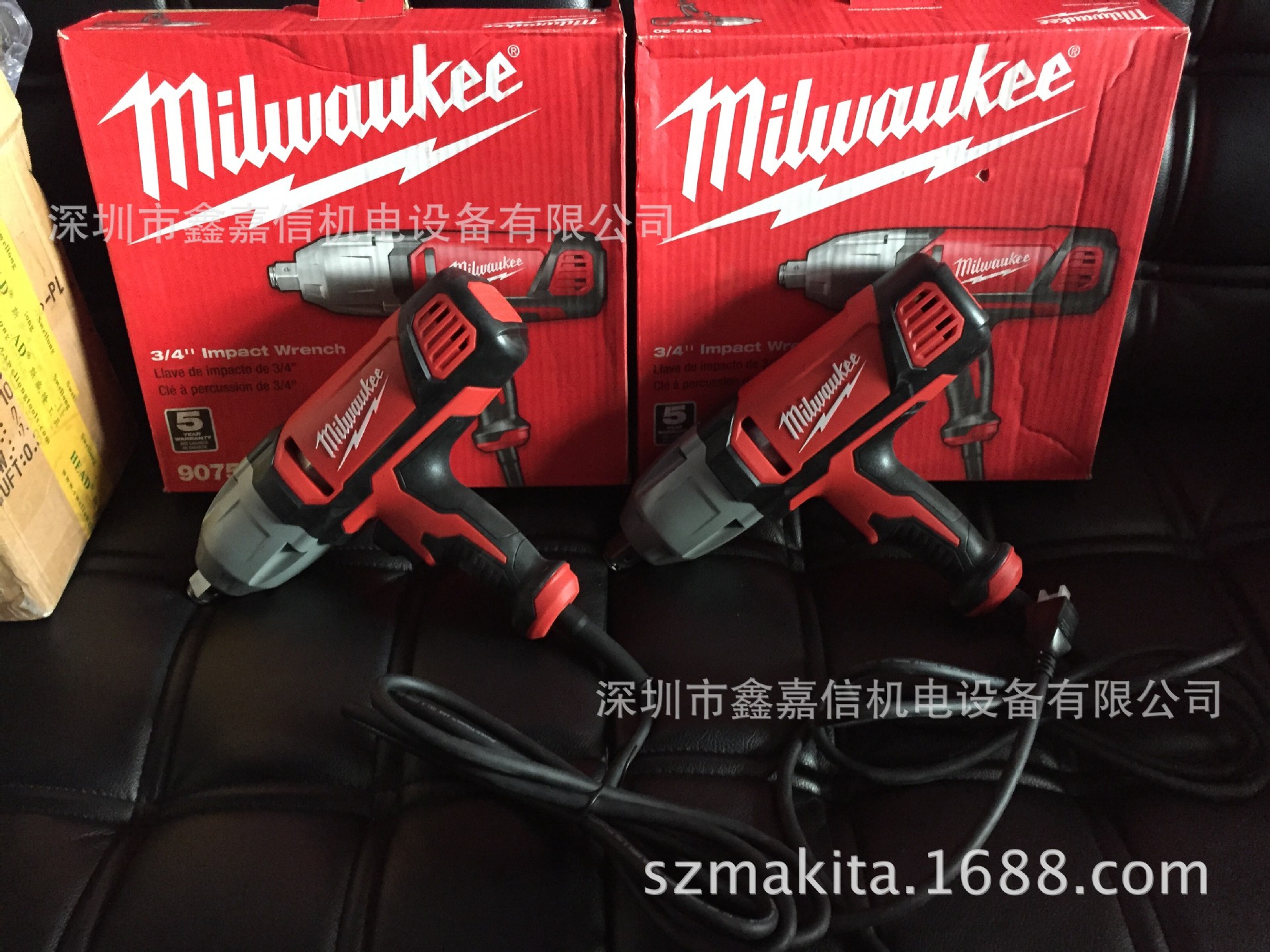 现货批发美国 milwaukee米沃奇 110V 3/4电动扳手 9075-20