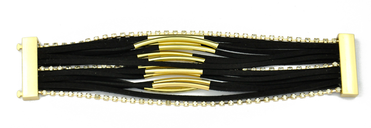 Alloy Fashion Geometric bracelet(black) NHHG0148-black